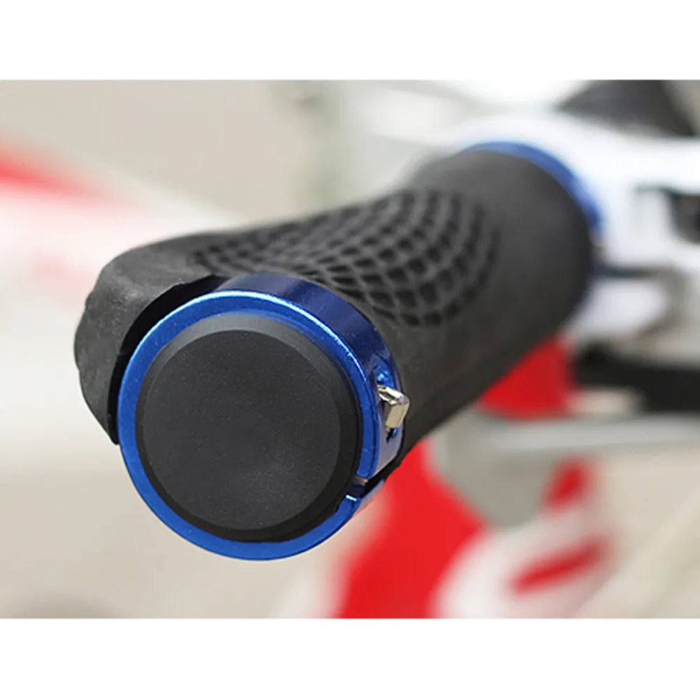 

1Pair Bicycle Handle Cover Tpr Ergonomic Non-Slip Wear-Resistant Silicone Grips for Mountain Bike Long Ride Comfort Heavy Duty
