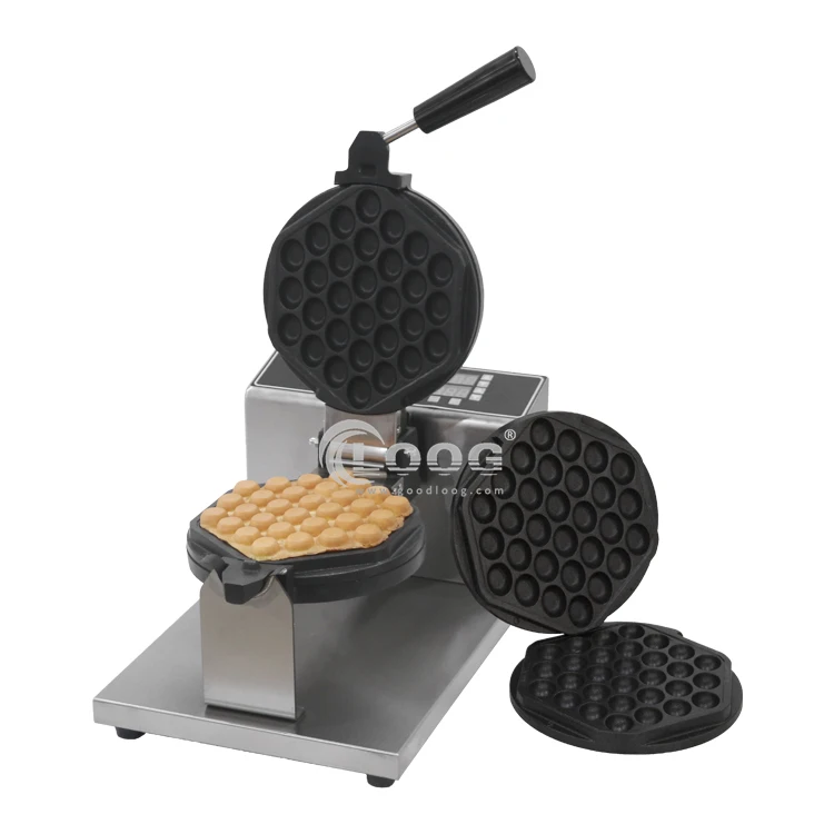 

Hotel Kitchen Equipment Egg Waffle Machine Commercial Bubble Waffle Maker Manufacturer