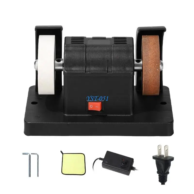 E15A 100W Desktop Grinder Double Polishing Suitable For Metal Craft