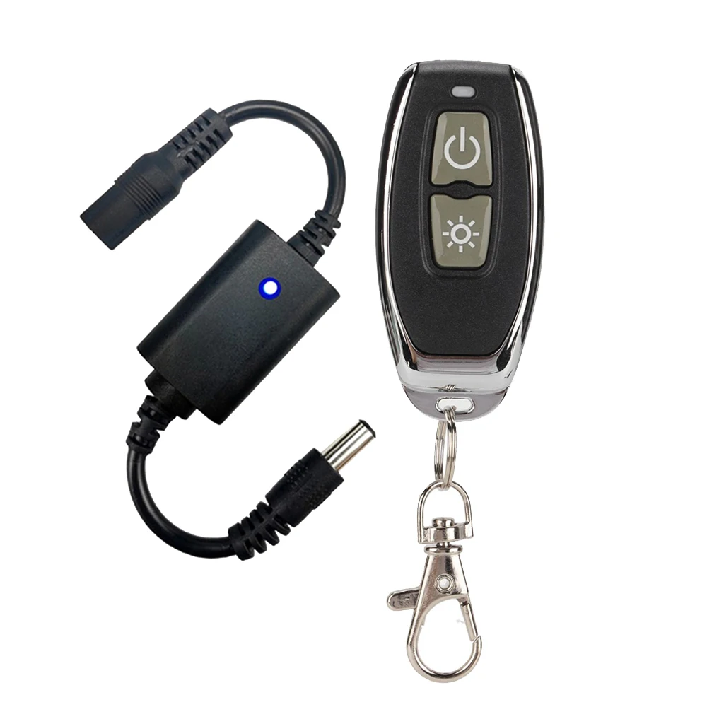 DC 3.7V 5v 9v 12V Wireless RF Remote Control Switch Relay Driver Power ON OFF For LED Light Strip Reading Lamp Micro Switch