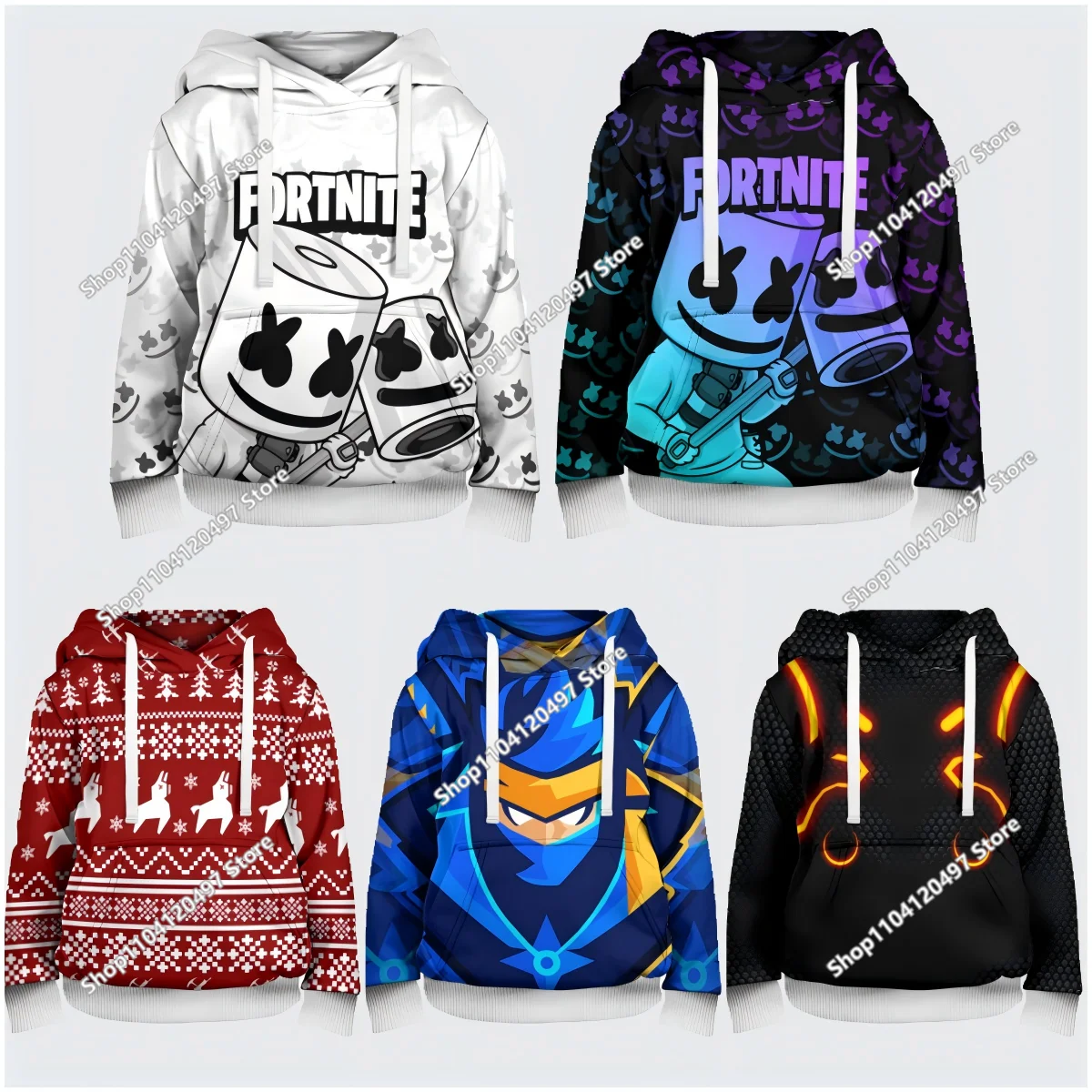 Nuevo Anime Fortnite Cosplay sudadera pulóver sudaderas con capucha niños adultos ropa deportiva con capucha sudaderas
