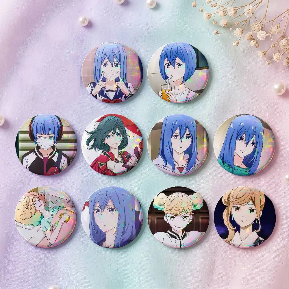 Cute Anime K-Kageki S-Shojo Badges 25 32 44 58 75 Mm Round Cosplay Pin Bag Decor Fans Collect Friends Gifts Brooch Souvenir