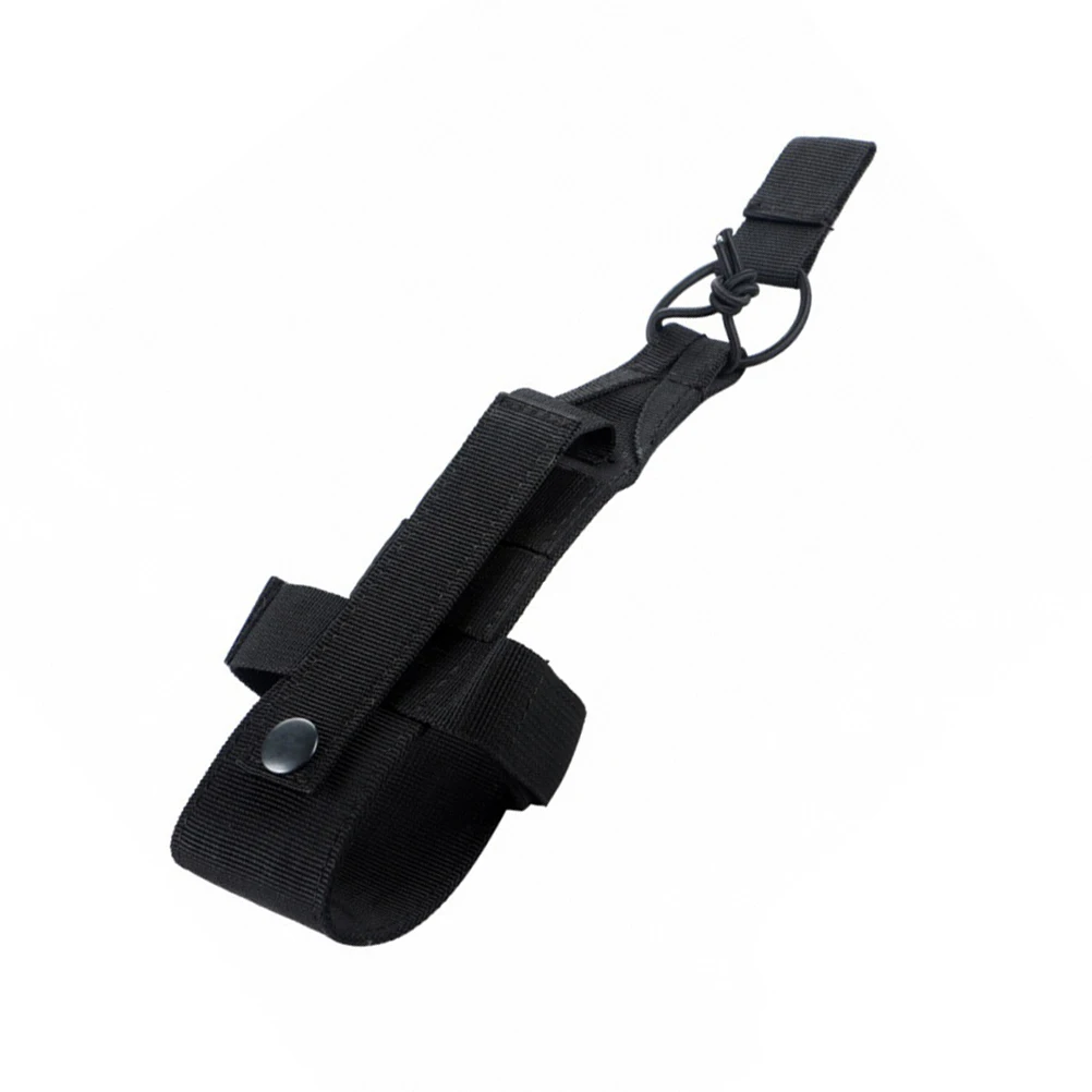 

Adjustable Nylon Water Bottle Holder Tan Color Sturdy Hiking Outdoor Running Backpack Space Saving Water Bottle Carrier