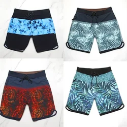 Men's surf beach pants Fashion brand printed casual shorts 3D sport pants Stretch swim shorts Bermuda  surf shorts quarter pants