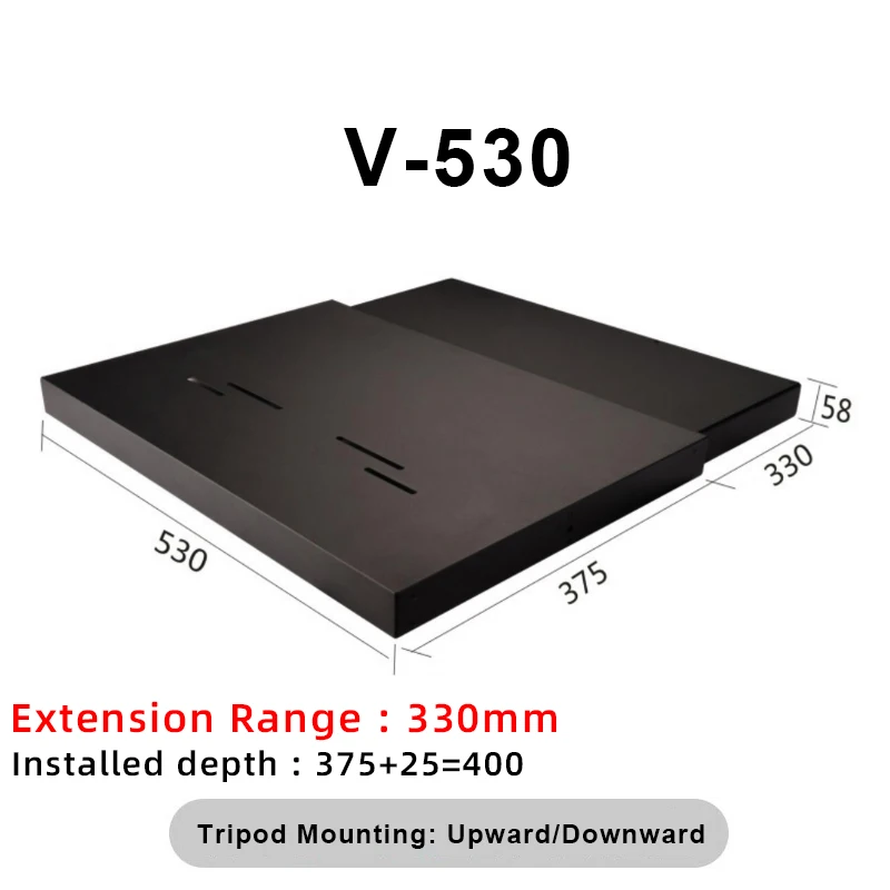New V-530 UST Projector Stand Holder Motorized Ultra Short Throw Projector Shelf Support Laver TV Table Shelf Support Bracket