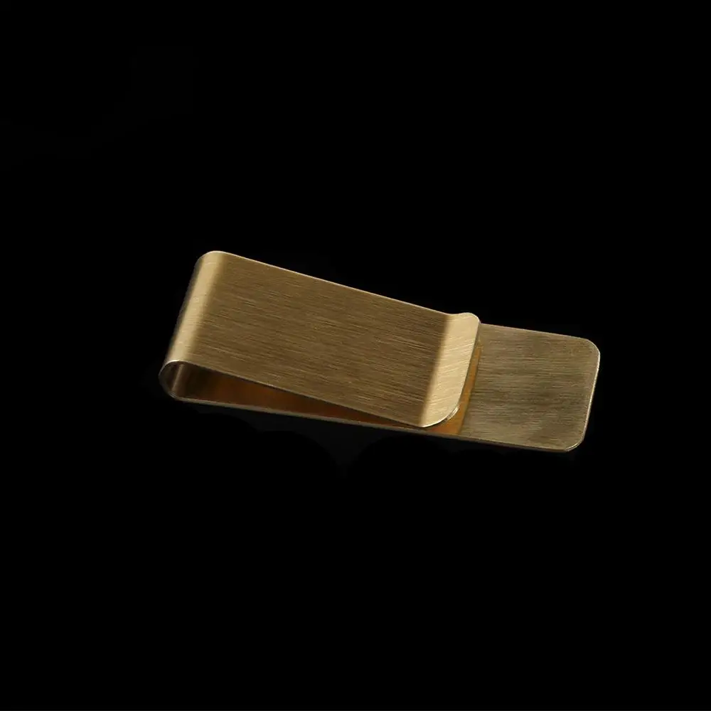 Convenient Hot Sale Stainless Steel Credit Card ID Clip Metal Clip Banknote Holder Money Clip Men Purse Wallet Cash Clamp