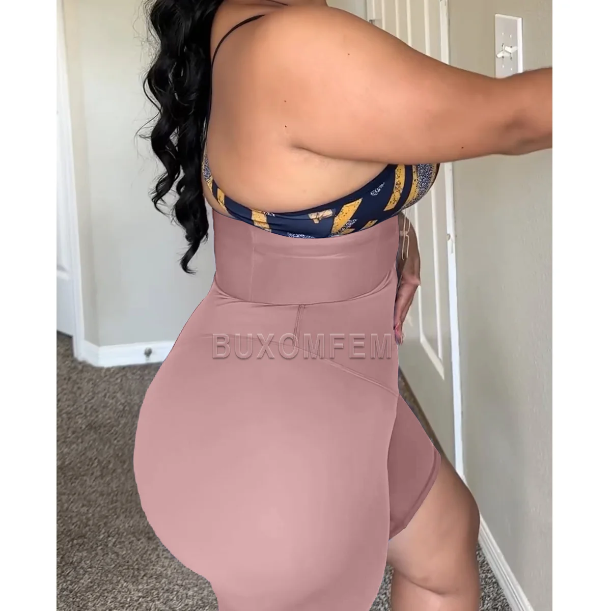 Zippered Waist Trainer Butt Lifter Underwear Women's High Waisted Shaping Compressing Panties Postpartum Slim Fit Butt Lifter