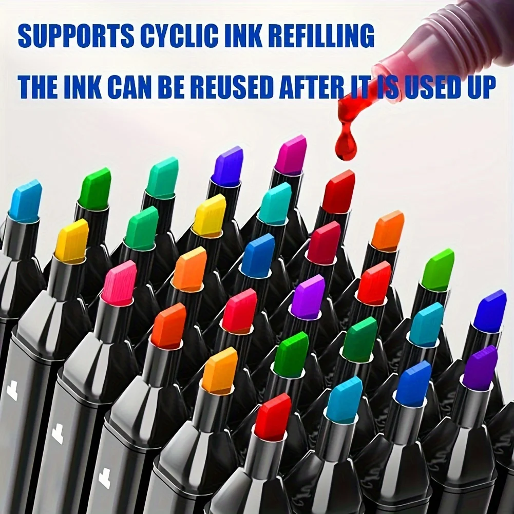 1pc-Mark pen color marking art marking is used for drawing sketches to permanently color and underline the artist's pen