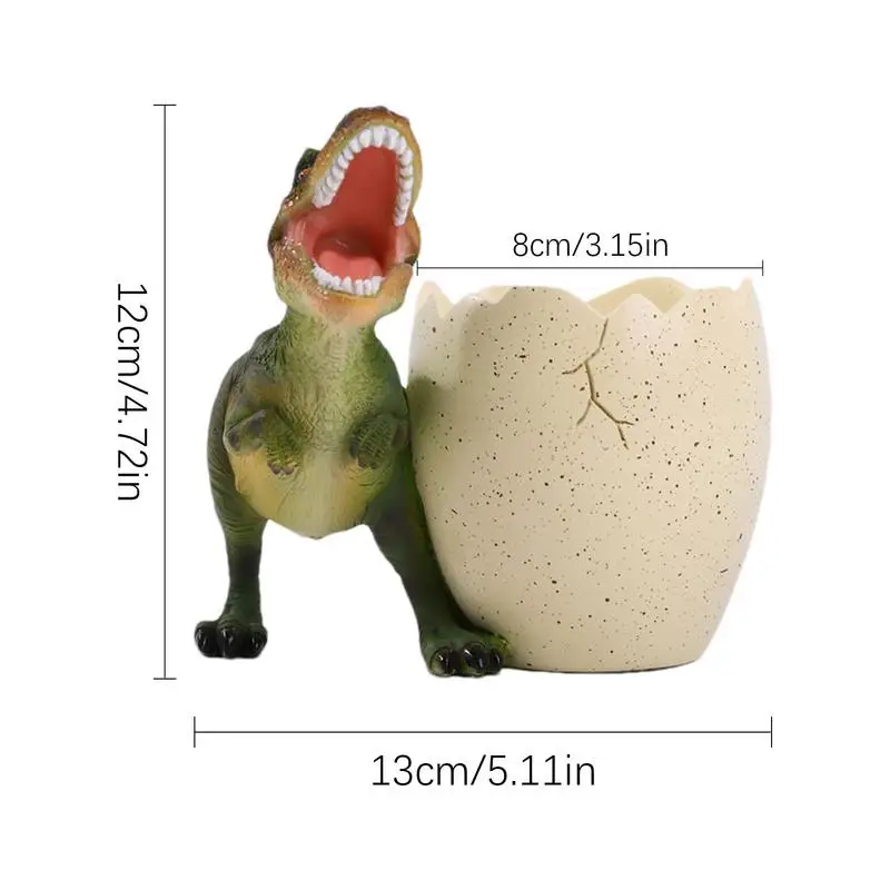 حامل قلم ديناصور ملحقات سطح المكتب منظم تخزين منظم مكتب أنيق لطيف منظم تخزين ملحقات سطح المكتب