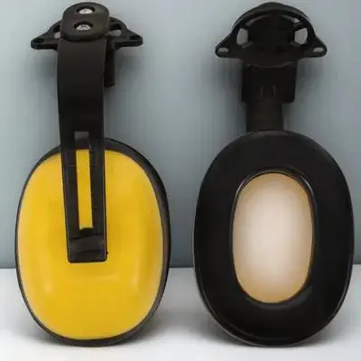 

1Pair Industrial Noise Cancelling Hard Hat Ear Muffs Heavy Duty Soundproof Hearing Protection Ear Protectors for Construction