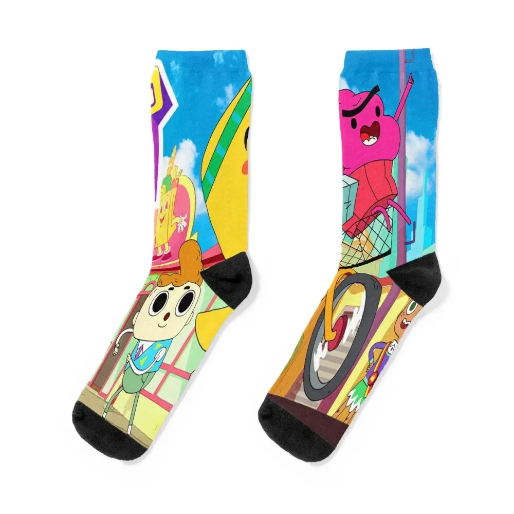 

Cupcake & Dino - General Services cupcake and din Socks custom cotton Stockings compression basketball Socks For Women Men's