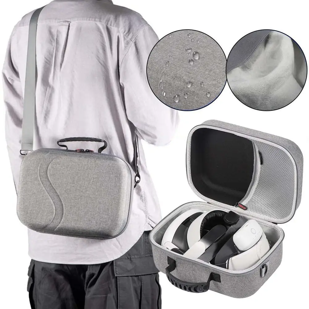 

Storage Bag for BOBO VR S3 Pro Elite Headpack and Meta 3 Straddle KIWI Accessories Elite Headset Carrying Case