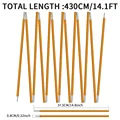 1Pcs Gold 4.3M