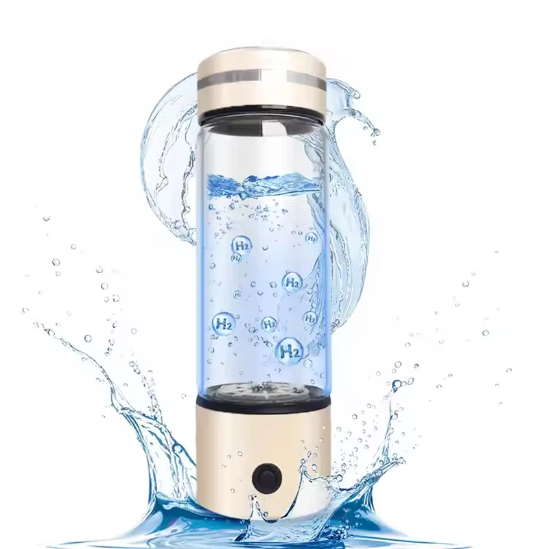 3000PPB SPE زجاجة الهيدروجين المياه 330 مللي كوب ماء الهيدروجين الزجاجي الغنية الهيدروجين المياه المؤين ماكينة مولد الزجاجات