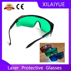 Nuevas gafas de mejora láser verde para nivel láser, protección ajustable, seguridad ocular, piezas láser horizontales y verticales.