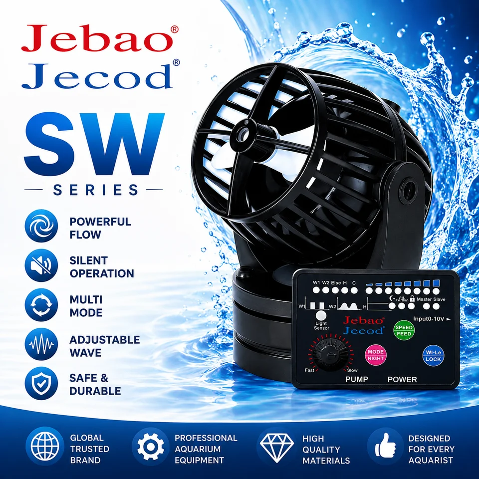 Jebao Jecod SW-2 SW-4 SW-8 SW-15 Wave Maker Pump 360° Flow