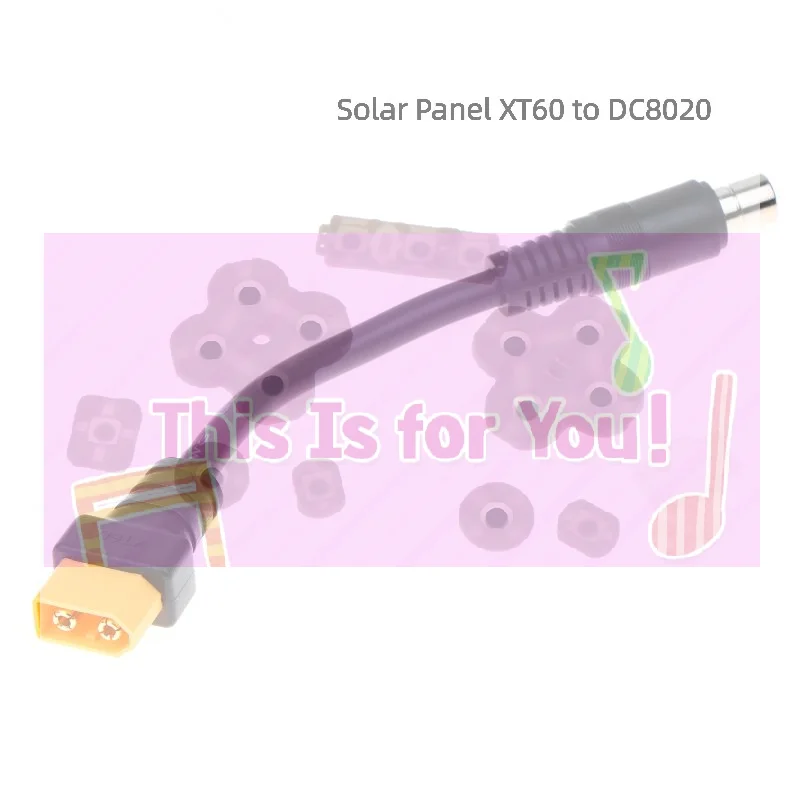 【MA】XT60 To 8mm Adapter Cable 16AWG XT60 To DC8020 Connectors Cable For Efficient Solar Charging And Power Transfer