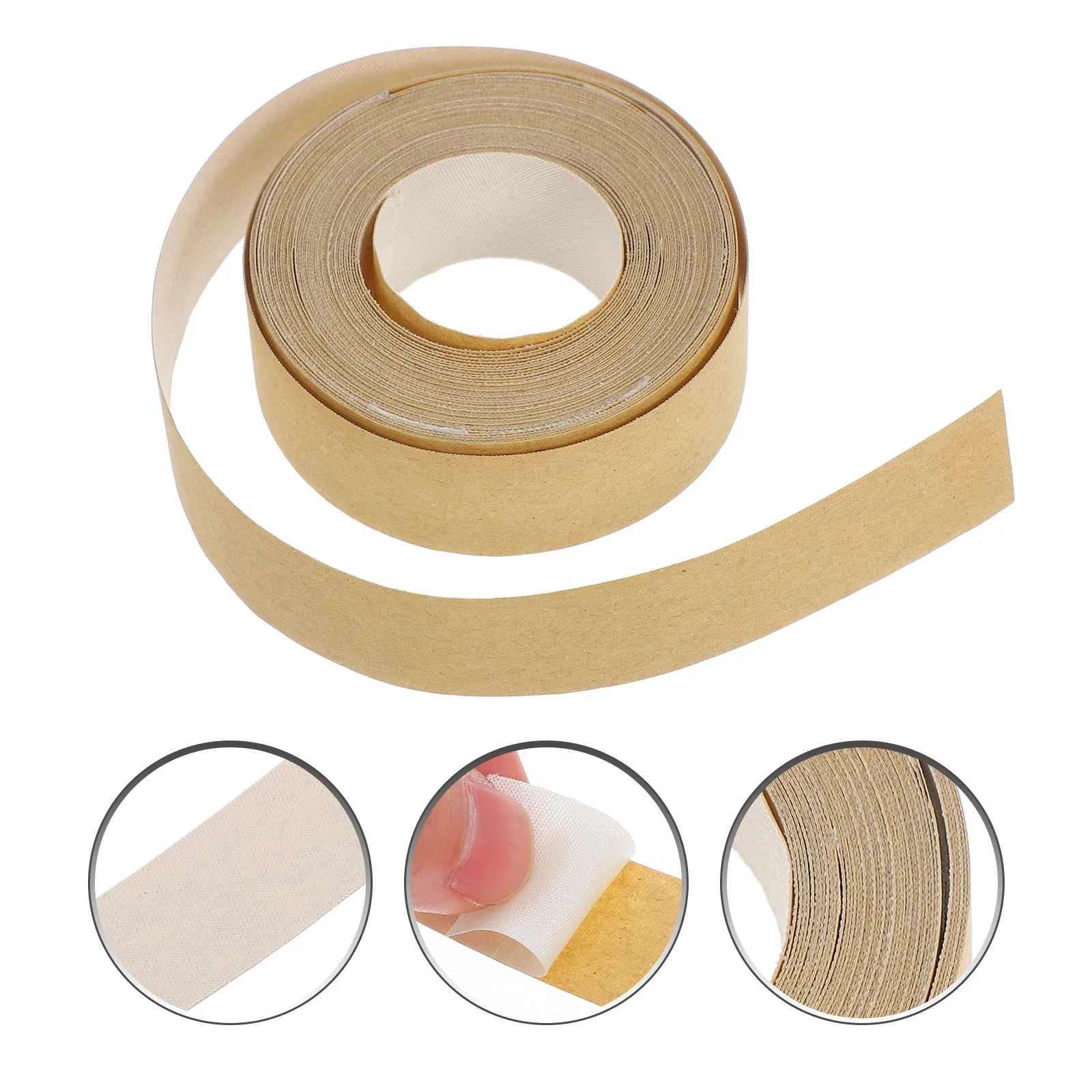 1 Roll Edge Banding Tape for Lampshade Self Adhesive Fabric Tape for DIY Lamp Shade Repair and Home Decoration