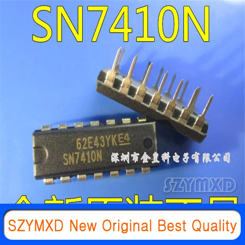 10Pcs/Lot New Original SN7410N 7410N DIP-14 gate/inverter Chip  Fast delivery