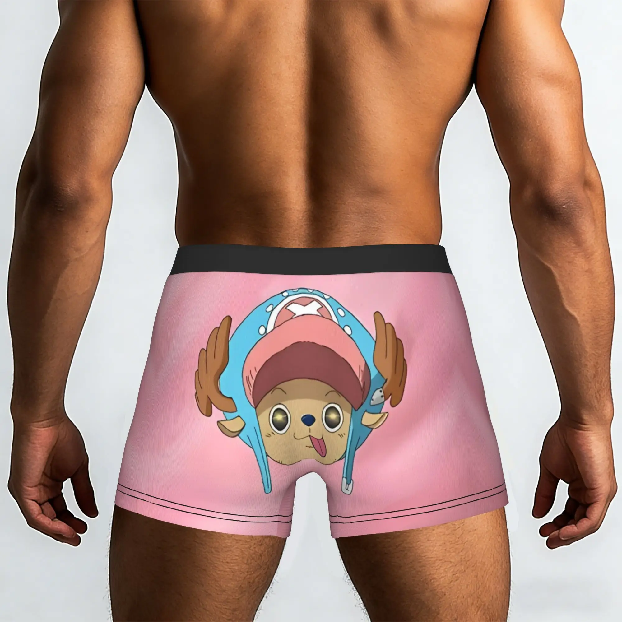 Tony Tony Cotton Candy Chopper One Piece Underpants Homme Panties Man Underwear Print Shorts Boxer Briefs
