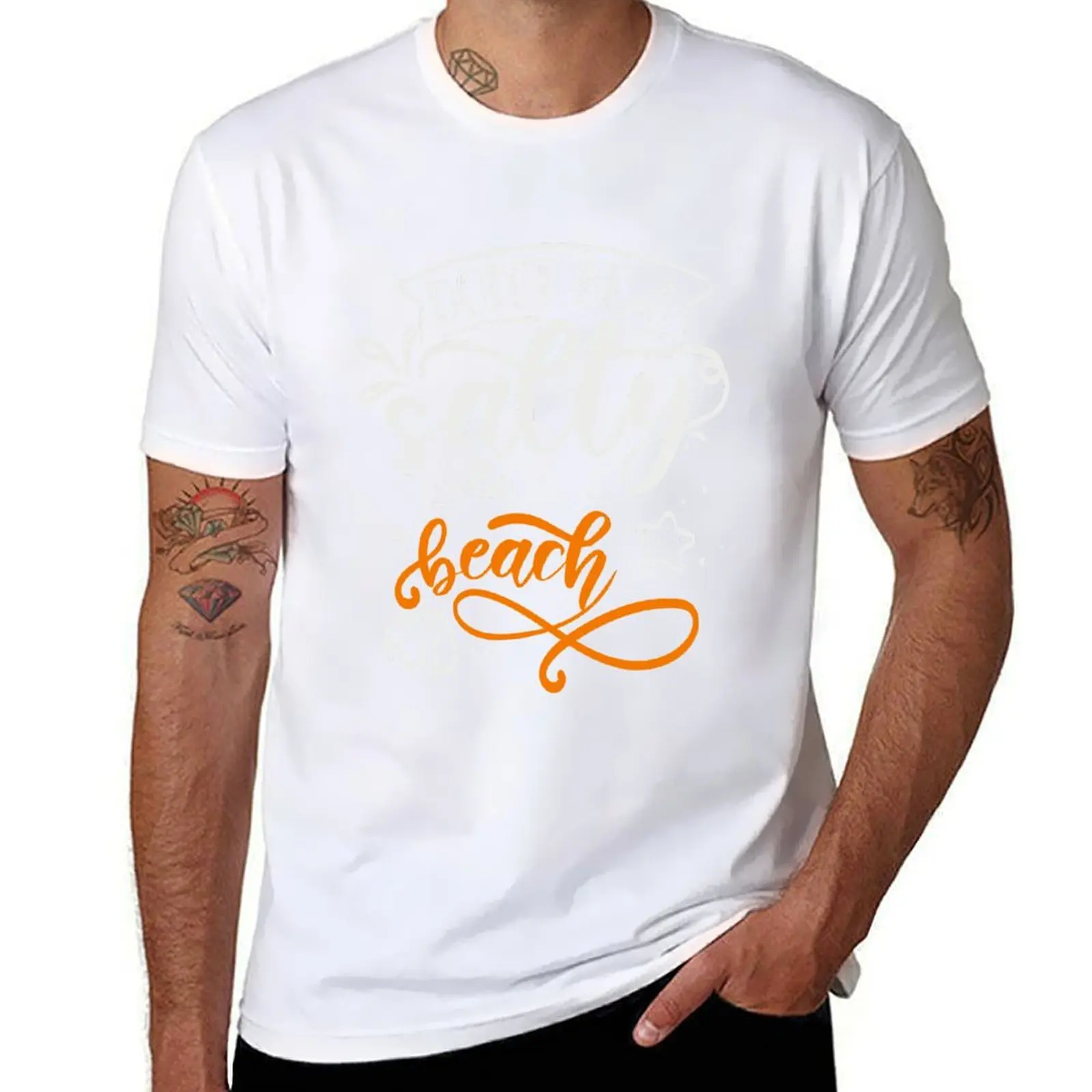 

Футболка Don't Be A Salty Beach, хлопковые футболки, высококачественная футболка с аниме, футболка