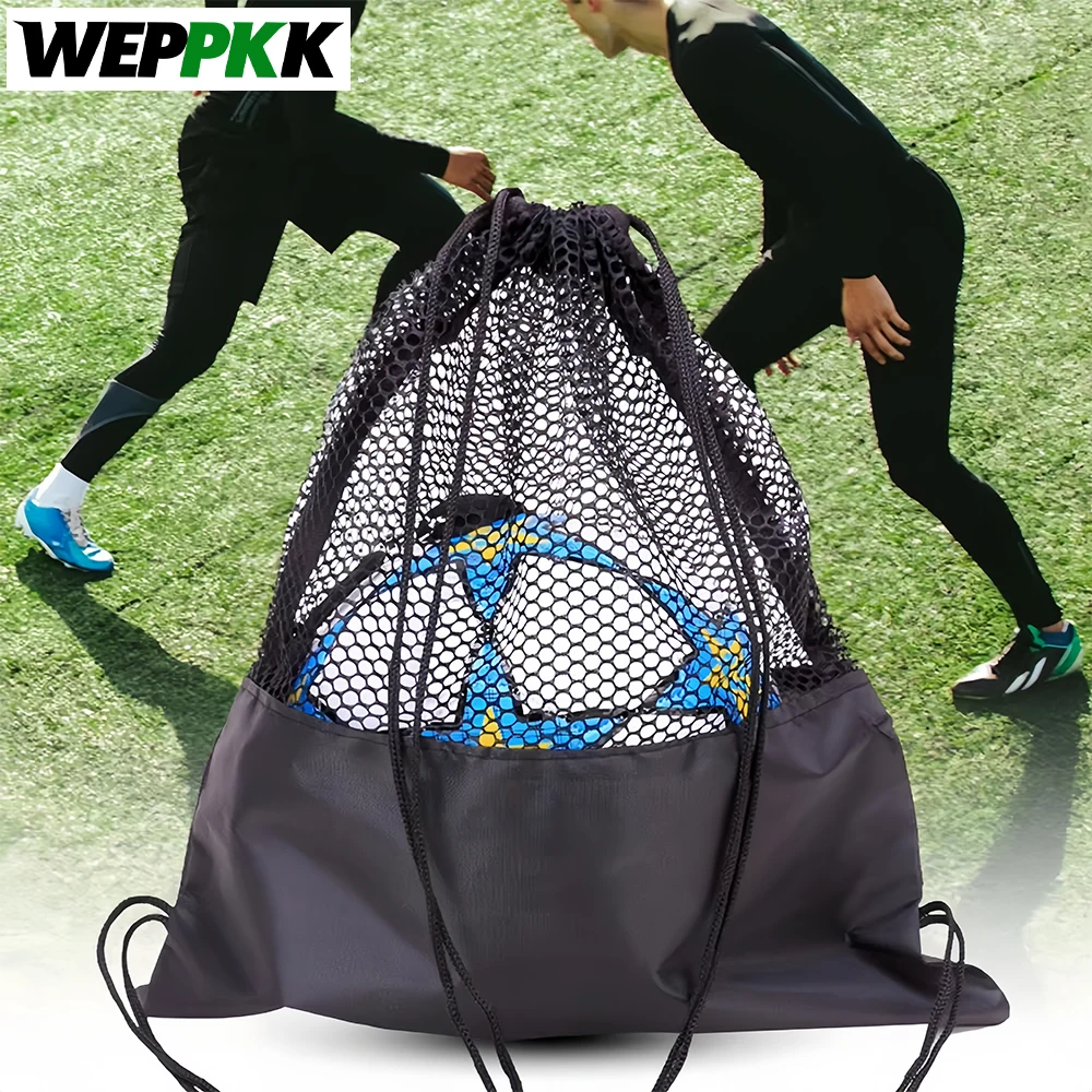 1 قطعة حقيبة كرة واحدة، أكياس تخزين الكرات، حقيبة ظهر برباط لكرة القدم وكرة السلة وكرة القدم والكرة الطائرة والرجبي