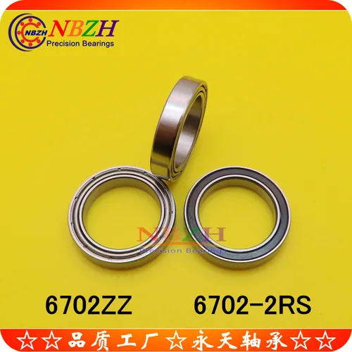 Imagen 1 del producto 10 Uds. Rodamiento de acero o acero inoxidable rodamiento de paredes delgadas S6702ZZ 61702Z 6702ZZ 6702-2RS 15*21*4