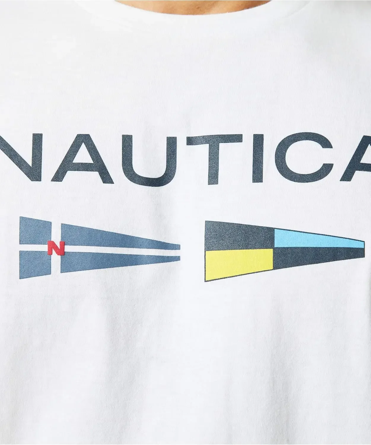 المستدام شعار موضوع تي شيرت 100% القطن الاتجاه متعة Nautica تي شيرت مطبوع شارع العليا نمط جانب واحد طباعة بلايز عادية