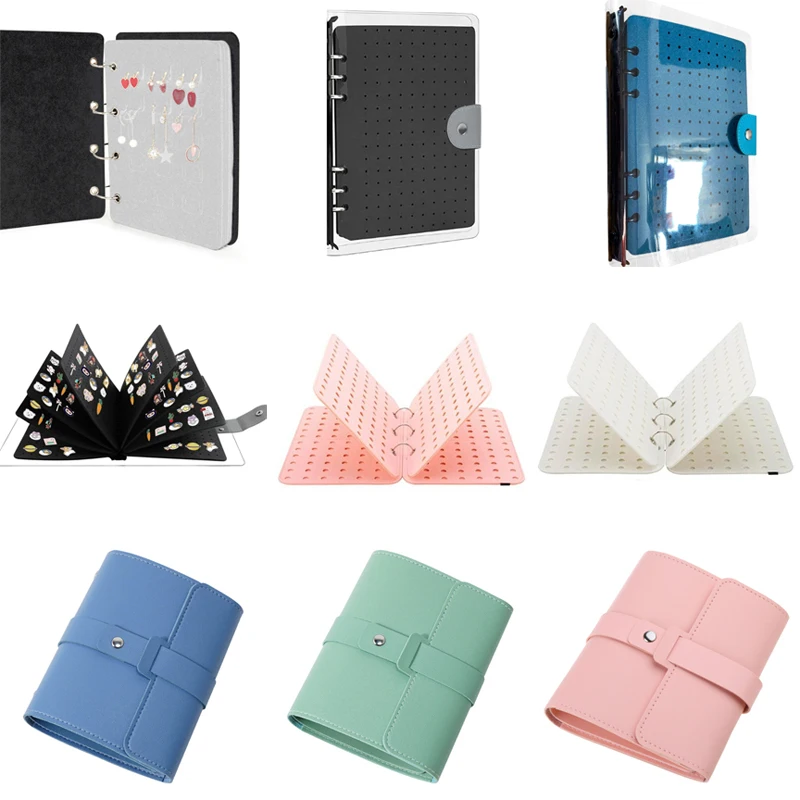 Pin Display Boek Opslag Pin Opslag Case Praktische Vilt Pin Organizer Tas Beschermende Cover Broche Oorbel Opberghouder Pagina