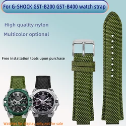 GST B400 nylon strap for Casio G-SHOCK watch band gstb400 strap men's GST B400 modified watch chain 14mm watch strap accessories