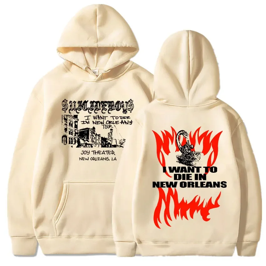 $uicideboy$ Hoodie Suicide Boys I Want To Die In New Orleans Music Album Aesthetic Sweatshirt Hip Hop Rapper Pullover Streetwear