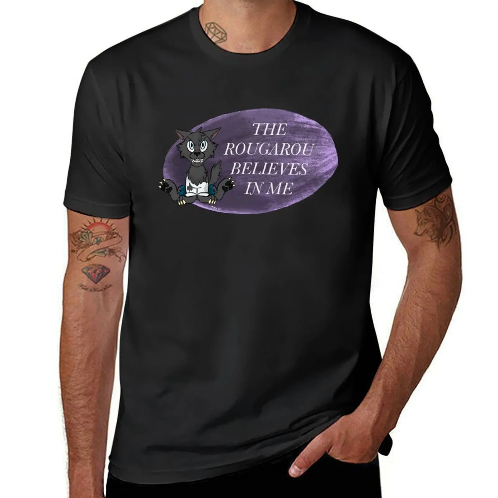 

The Rougarou Believes in Me! T-Shirt shirts graphic tees Blouse black t-shirts for men