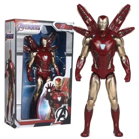 Marvel Avengers Superhjältefigurer Iron Man Actionfigur Leksaker Spiderman Captain America Hulk Thor Julklappar för barn Pojkar 8 best sales Kapten Amerikas actionfigur - №2
