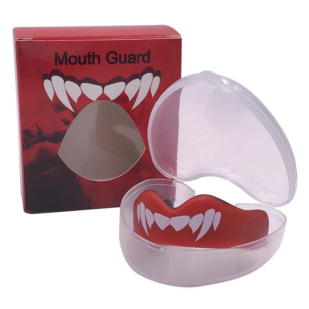 EVA Boxing Braces Mouthguard Portable Football Teeth Protector Protection Against Impact Buffering Effect for All Contact Sports