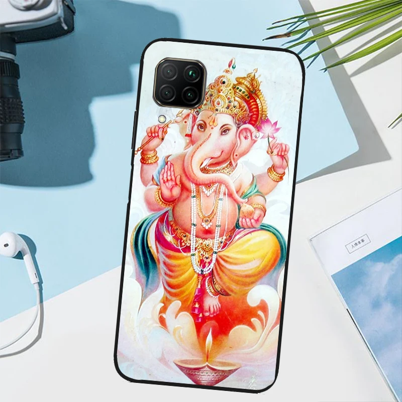 Ganesh Elephant God For Huawei P30 P40 P20 Lite P60 Pro P Smart Nova 9 10 SE 5T 7i 8i 11i Y60 Y61 Y70 Y90 Case