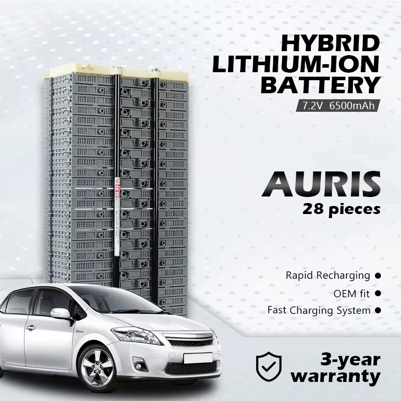 Premium 7.2V 6.5Ah Lithium-Ion Hybrid Battery Module Compatible with Toyota Auris (2010-2016) - Long Lasting Durability