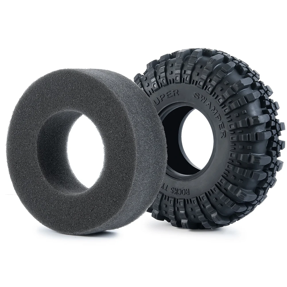 4PCS 137MM 2.2 Rubber Tires Wheel Tyres for 1/10 RC Crawler Car Axial Wraith SCX10 Capra Traxxas TRX4 TRX6 D90