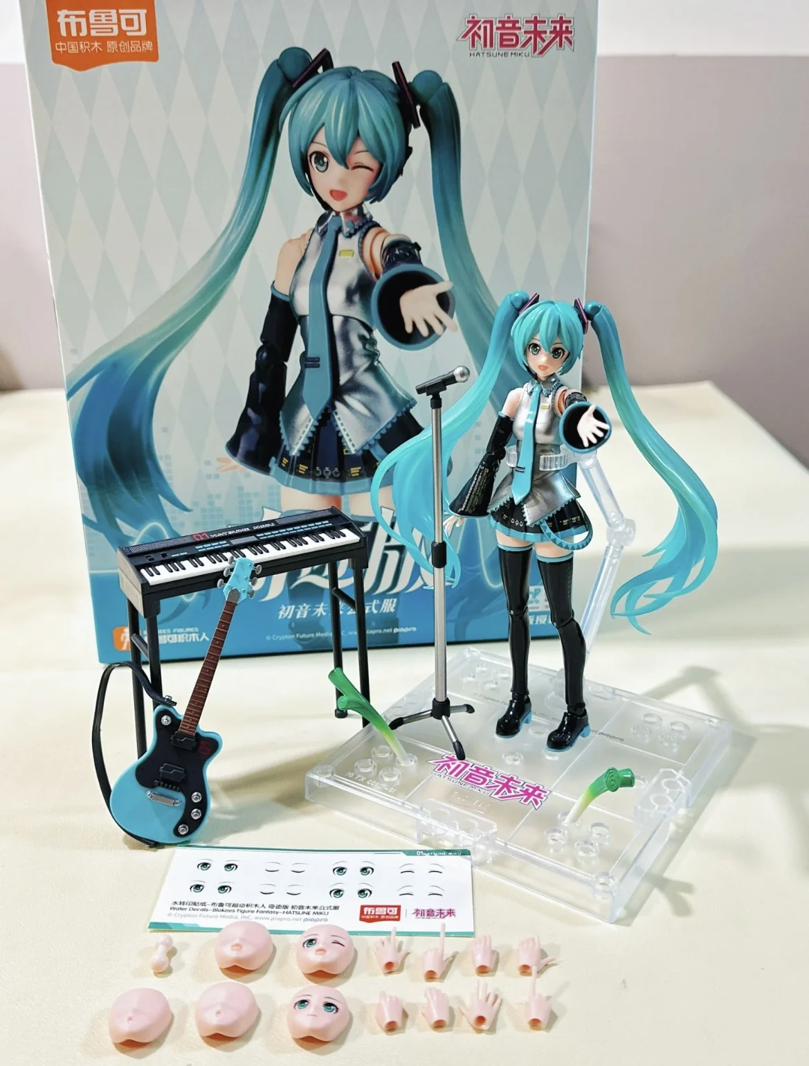 Hot Genuino Blokees Hatsune Miku Miracle Versione Formula Stile Anime Figura Action Figure Assemblare Il Modello Decorazione Giocattoli Regalo