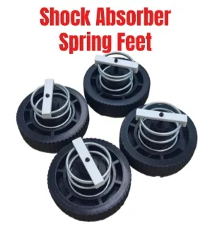 4PCS B'lack Shock Absorber Spring Feet For For Panasonic For Technics SL-D2 SL-D3 Turntable Anti-Vibration Base Foot Record Play