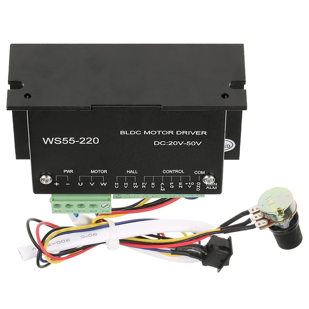 WS55-220 For BLDC Controller 20V-50V Input 12A Output 3-Phase for Exhaust Fan Motor and Vibratory Applications