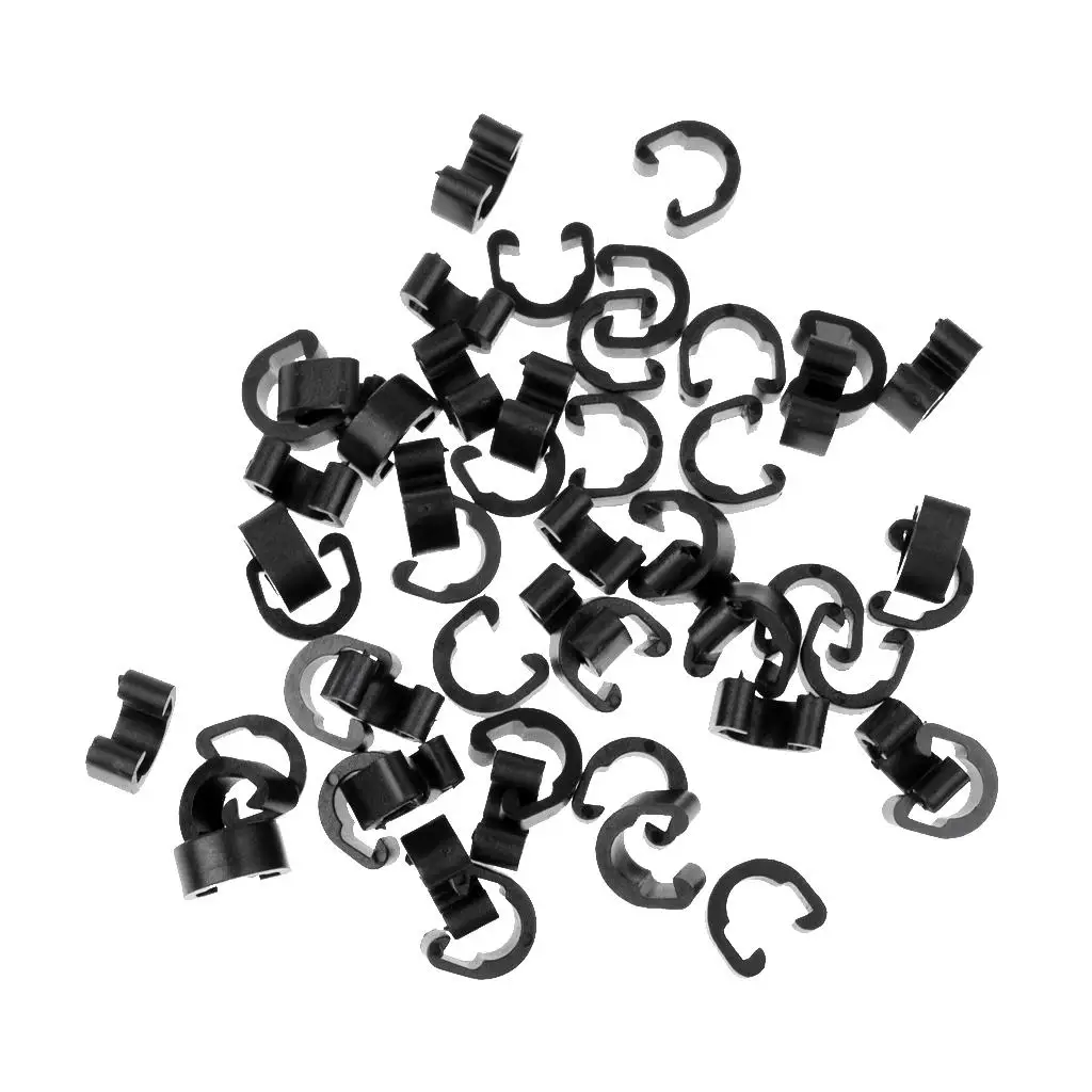 Set 50 Bike Cycle C - Clips Hose Buckle Brake Gear