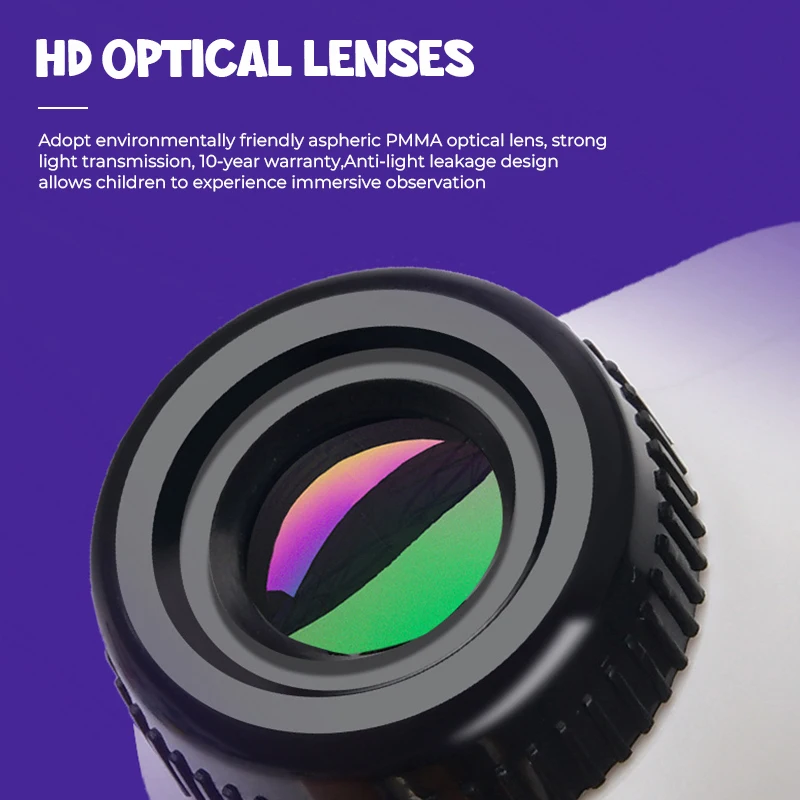 

Pocket Microscope Kids Science Toy Kit 60-120x Educational Mini Handheld Microscope with LED Light Outdoor Children Stem Toy