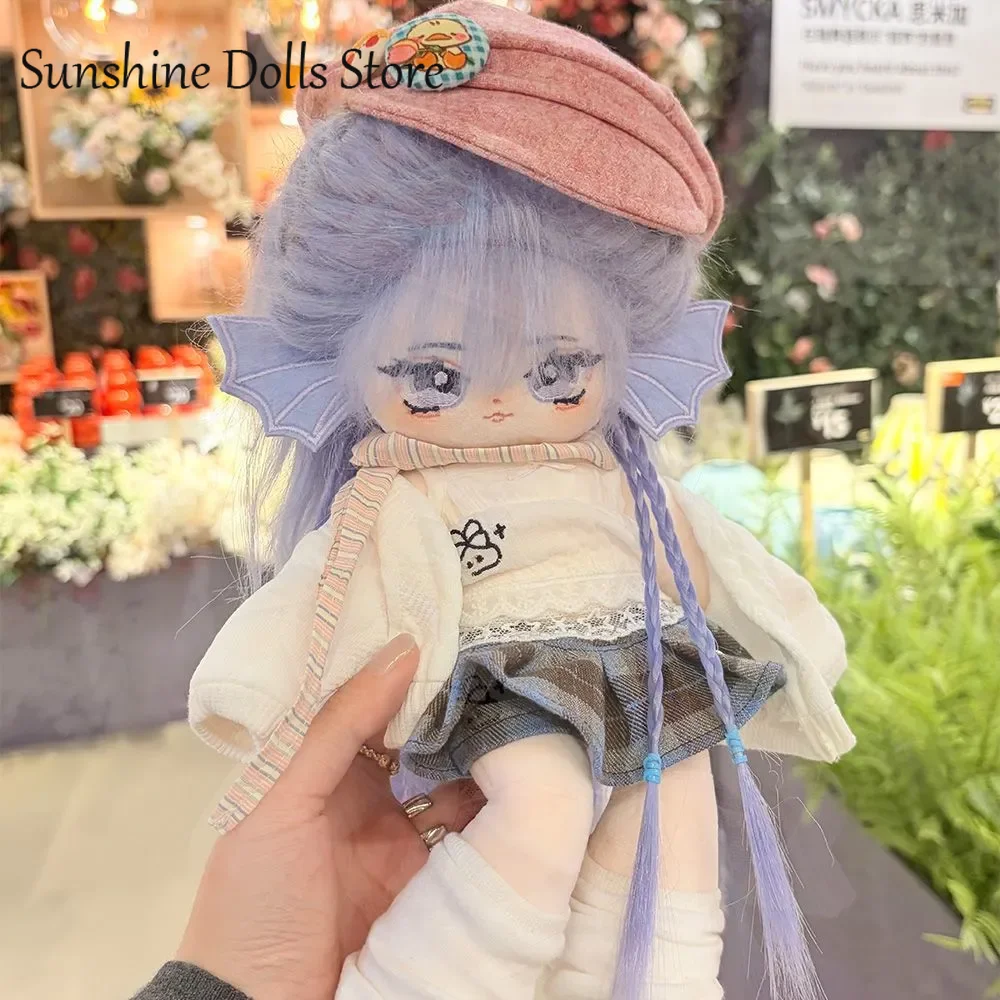 

30 см без атрибутов, раковины, кавайная плюшевая хлопковая кукла для девочек, высокотемпературный шелковый парик, длинная нога, тело, косплей, платье, игрушка, куклы, подарок