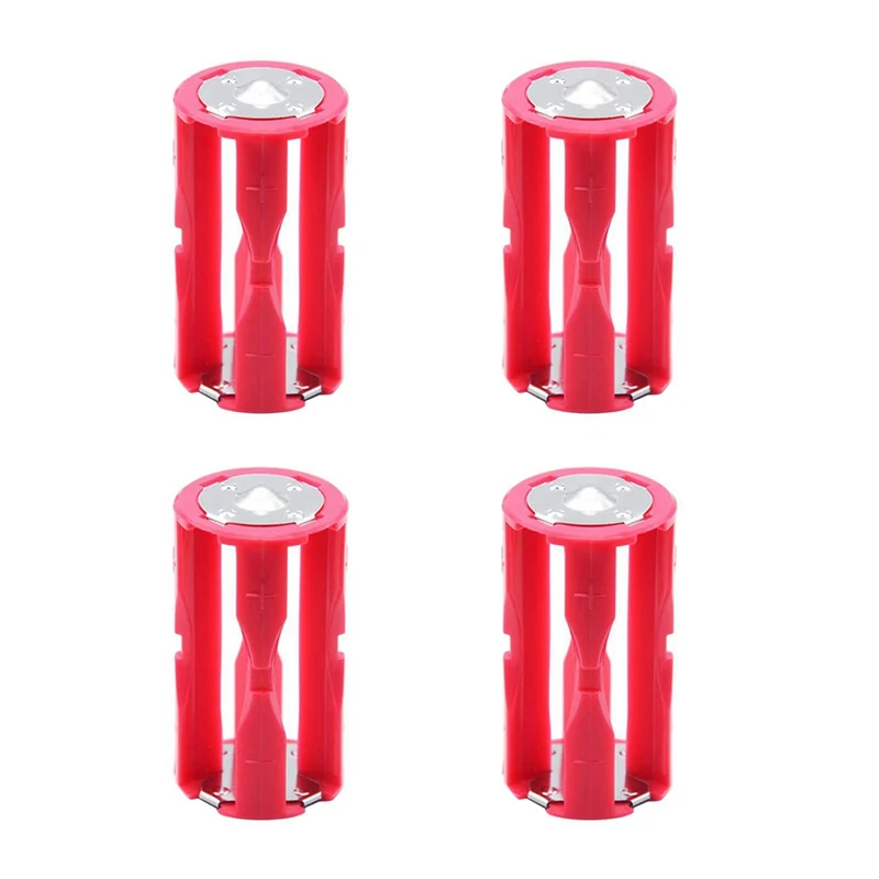 

ABVJ-10Pcs Parallel Battery Adapter Battery Holders Reusable Rustproof Convenient AAA To C Size Converter