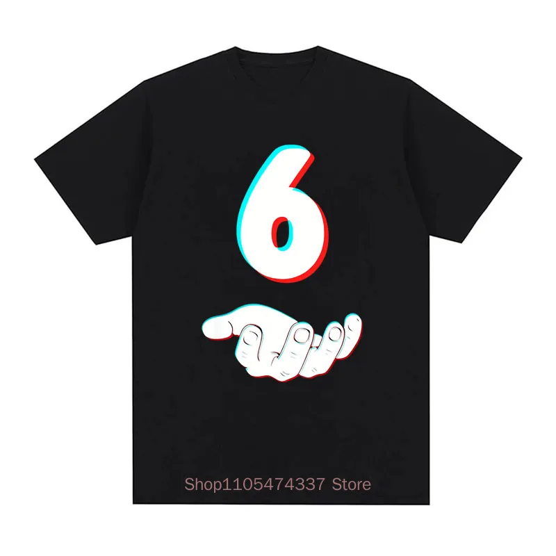 Six Seven Print T-shirts for Men Women Summer Casual Fashion Loose Funny Streetwear Tops Crew Neck Short Sleeve T-shirts