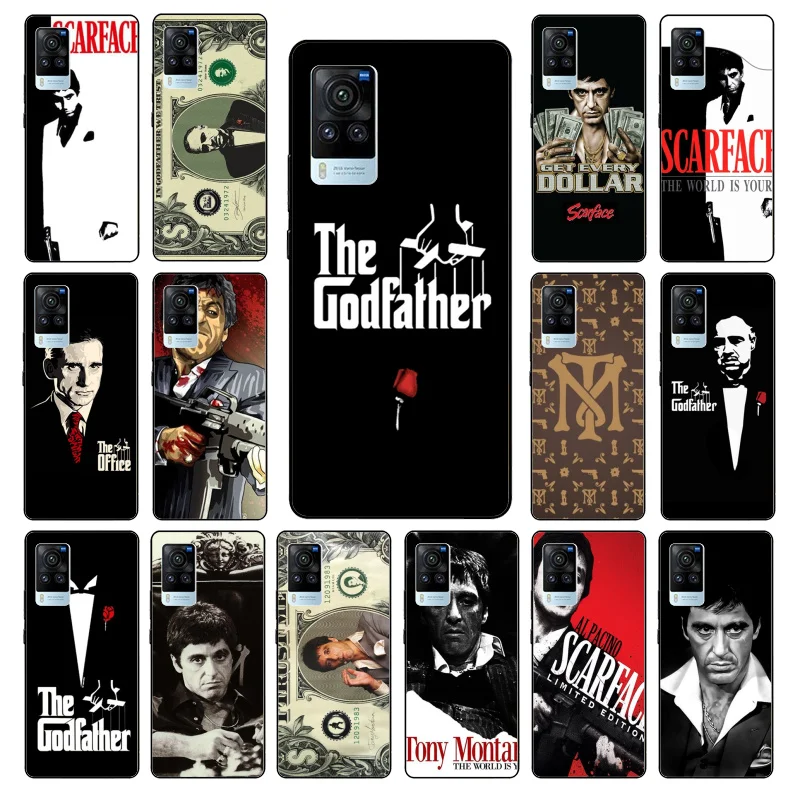 Scarface Godfather For Man Phone Case for VIVO V21E V21 V23 V23E V2109 Y53S Y33S Y55 Y76 Y31 Y21 Y72 Y01 Y21S Y11S