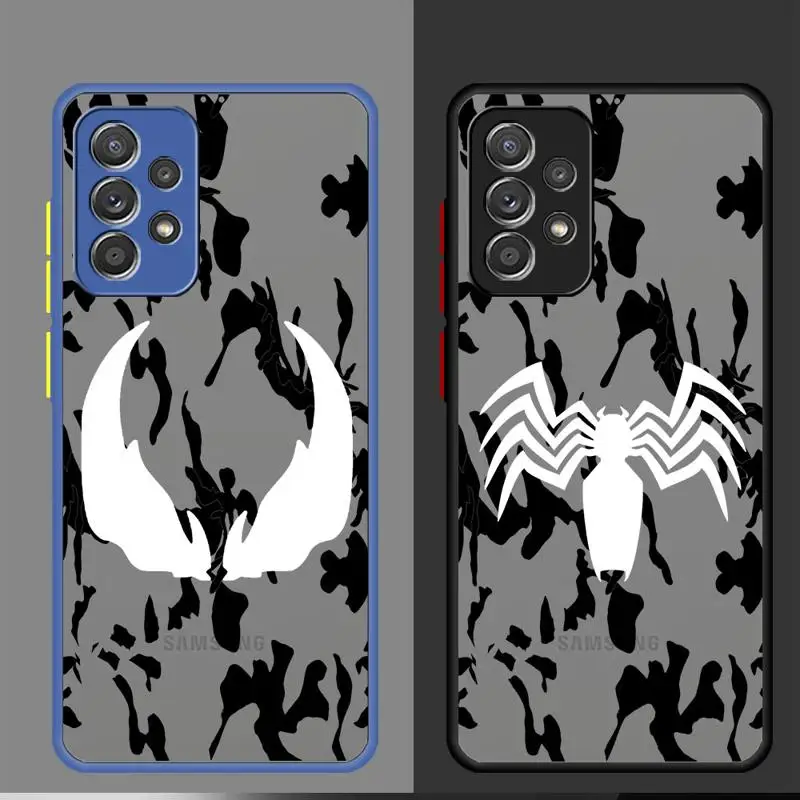 phone case for Samsung Galaxy A33 A24 A13 A52 A53 A70 A73 A22 A12 A42 Protective Sleeve Cover funda Marvel Spider Man Super Hero