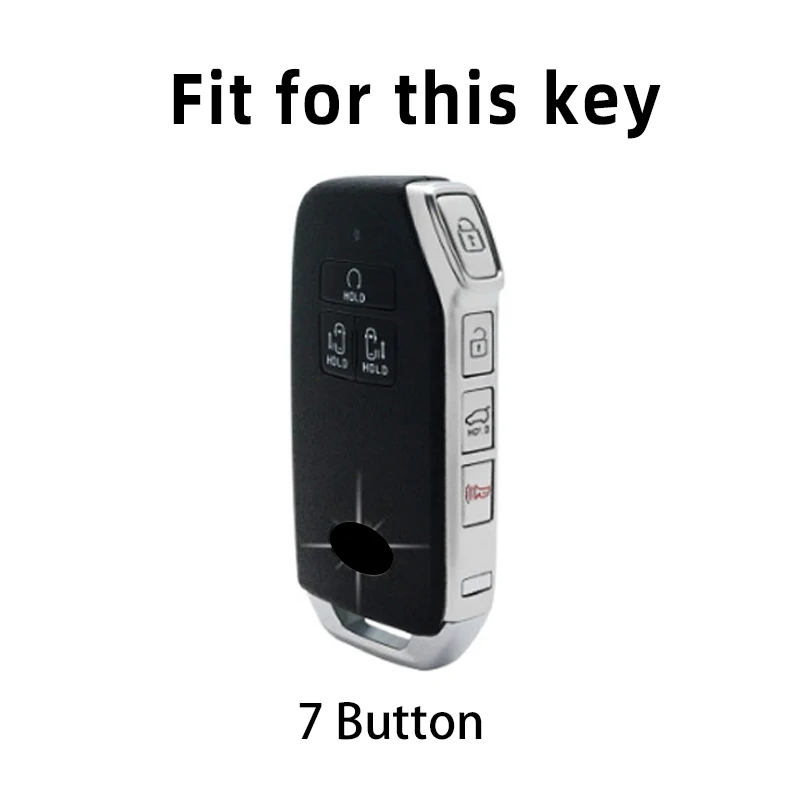 7ปุ่ม Soft TPU Shell Fob Keychain สำหรับ Kia K5 K3 K4 Sportage Carnival Sedona เคสกุญแจรถยนต์อุปกรณ์เสริม