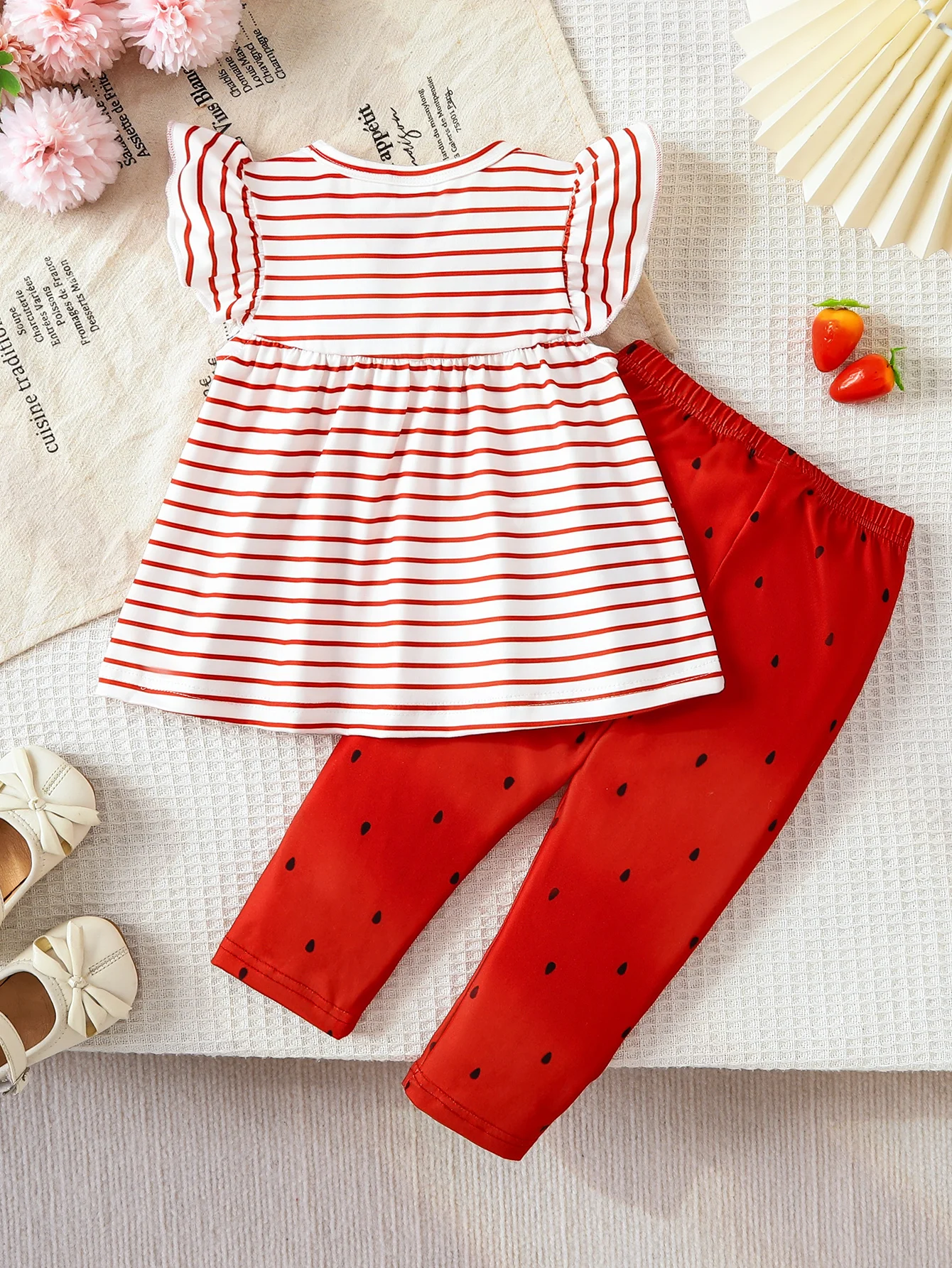 2pcs Summer Baby Girls Strawbe - Baby Clothing Clearance recension och pris