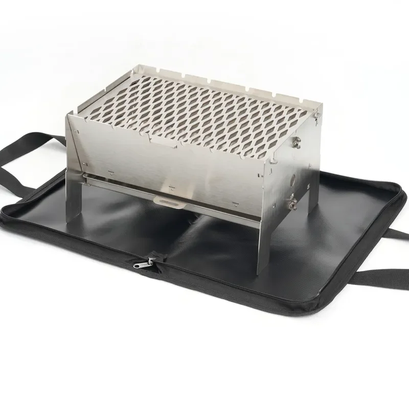 Portable Outdoor BBQ Grill Set Super Thick Stainless Steel Virus Protection Household Full Set of Tools for Barbecue Cooking
